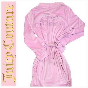 Juicy Couture Signature Logo Soft Robe- Butterfly